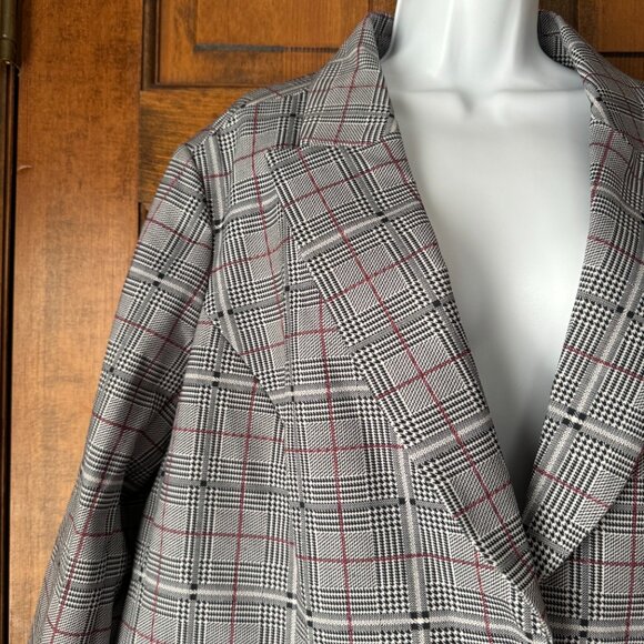 NWT DG2 by Diane Gilman Glenn Plaid Jacket Size 1X - Picture 5 of 12